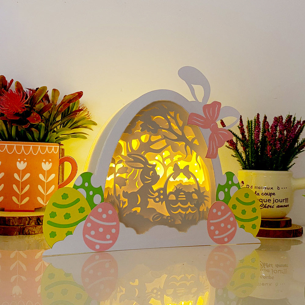 Bunny Easter 3 – 3D Eggs Box File - Cricut File - VEKTOR KRAFT