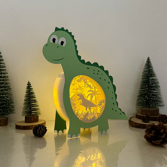 Dinosaurs – 3D Box SVG File for Cricut & Silhouette