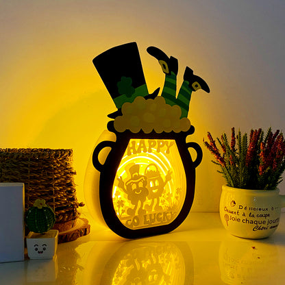St.Patrick's Day 2 – 3D Lucky Pot Box File - Cricut File - VEKTOR KRAFT