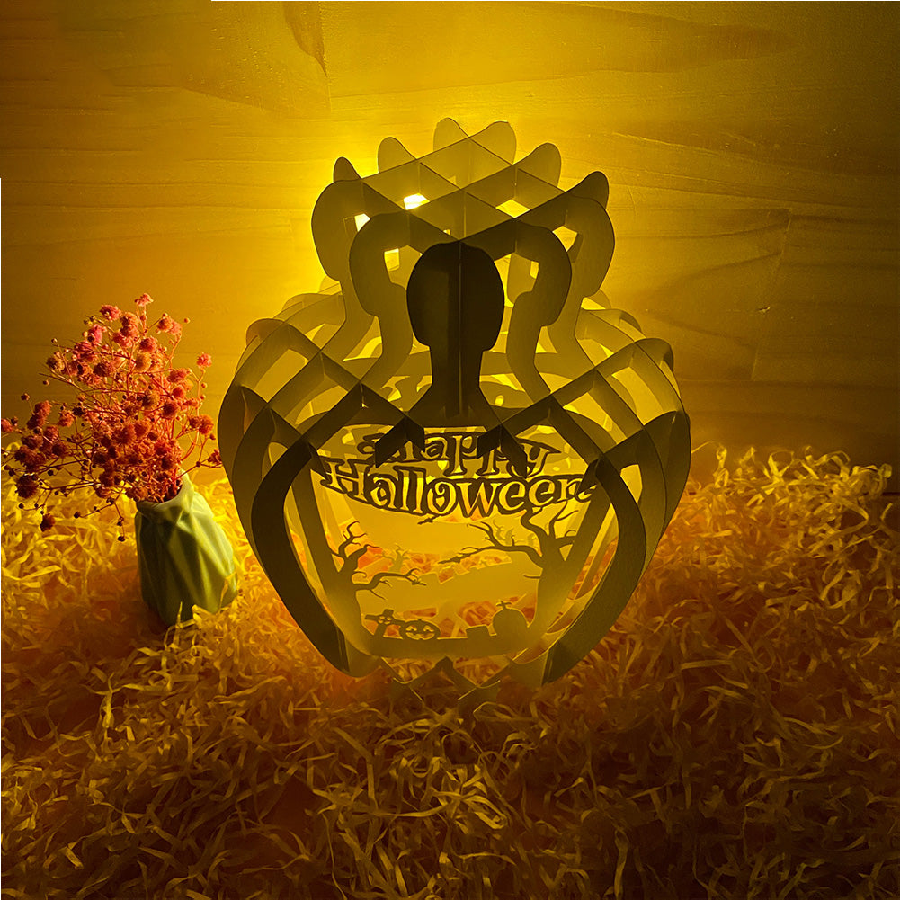 Halloween 1 – 3D Pop-Up Card SVG File for Cricut & Silhouette