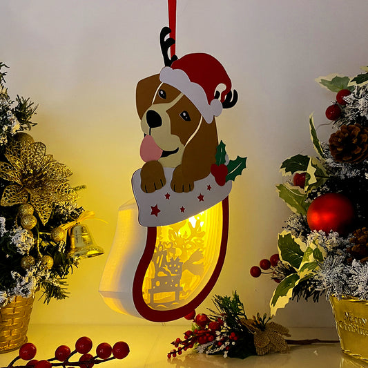 Christmas Reindeer – 3D Box SVG File for Cricut & Silhouette