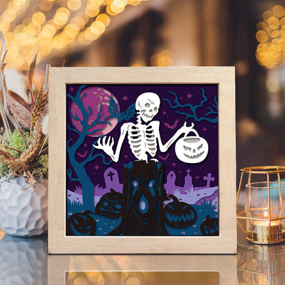 Halloween 29 – 3D Shadow Box SVG File for Cricut & Silhouette