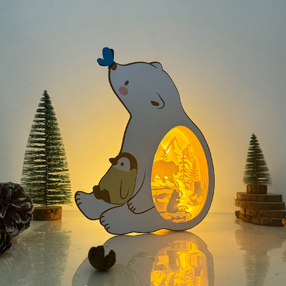 Bear – 3D Box SVG File for Cricut & Silhouette