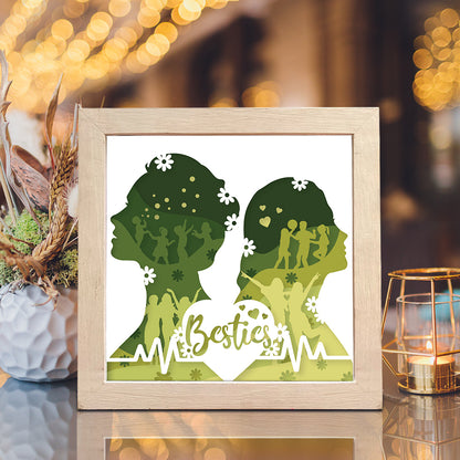 Friendship – 3D Shadow Box SVG File for Cricut & Silhouette