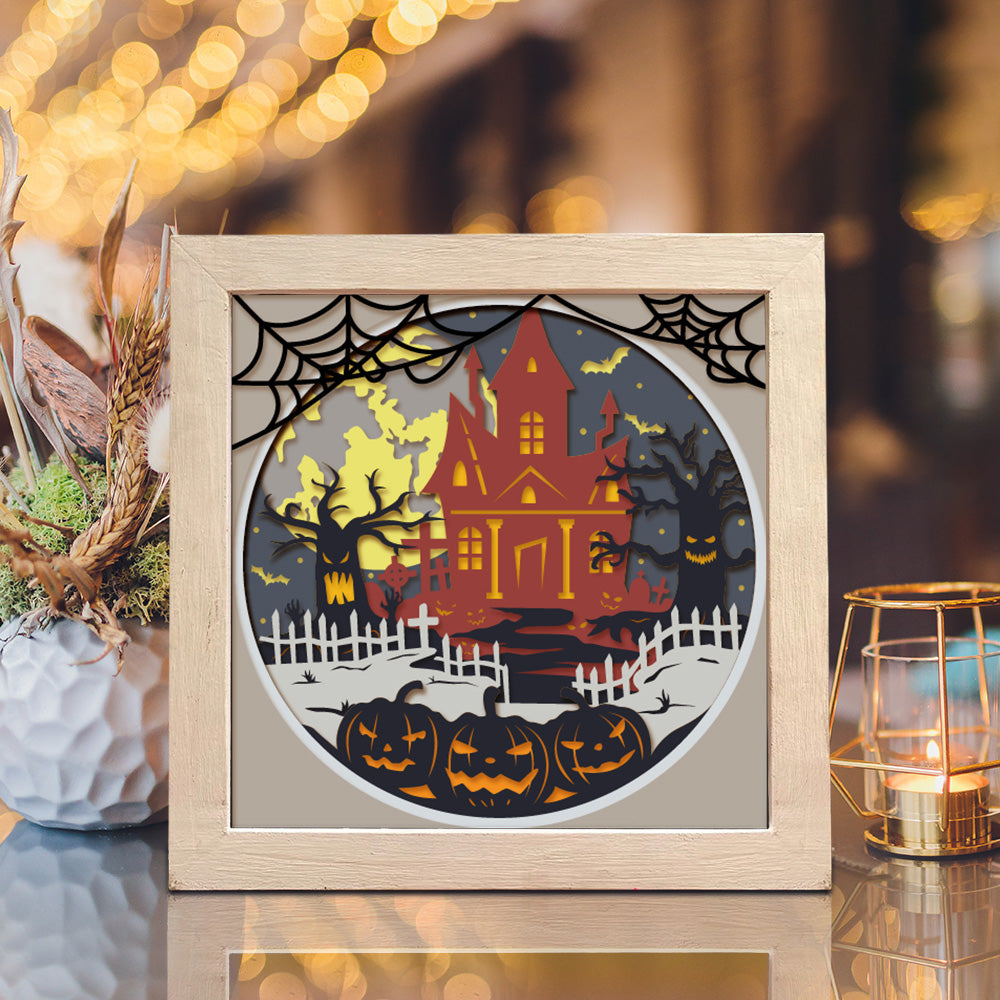 Halloween 31 – 3D Shadow Box SVG File for Cricut & Silhouette