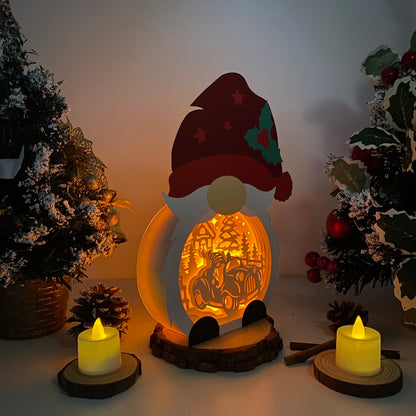 Gnome Truck – 3D Box SVG File for Cricut & Silhouette