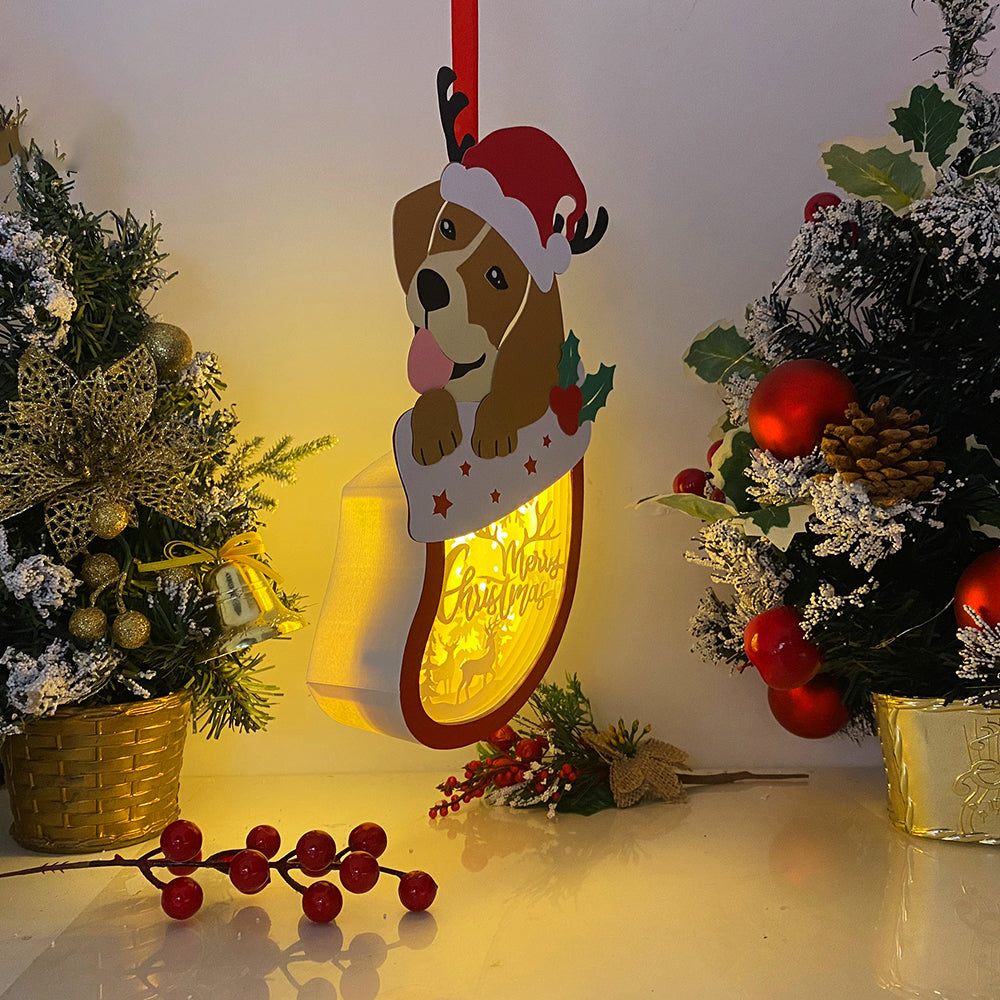 Christmas Deer 2 – 3D Box SVG File for Cricut & Silhouette