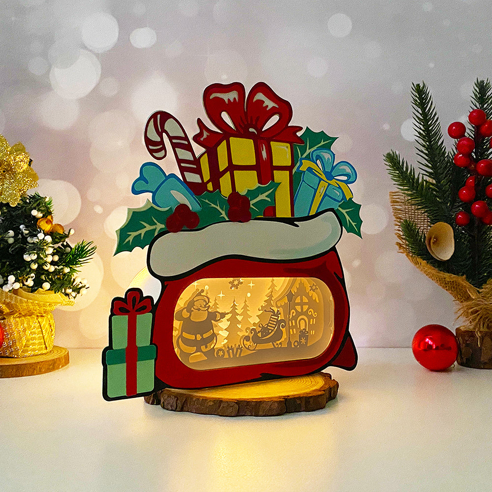 Santa – 3D Box SVG File for Cricut & Silhouette