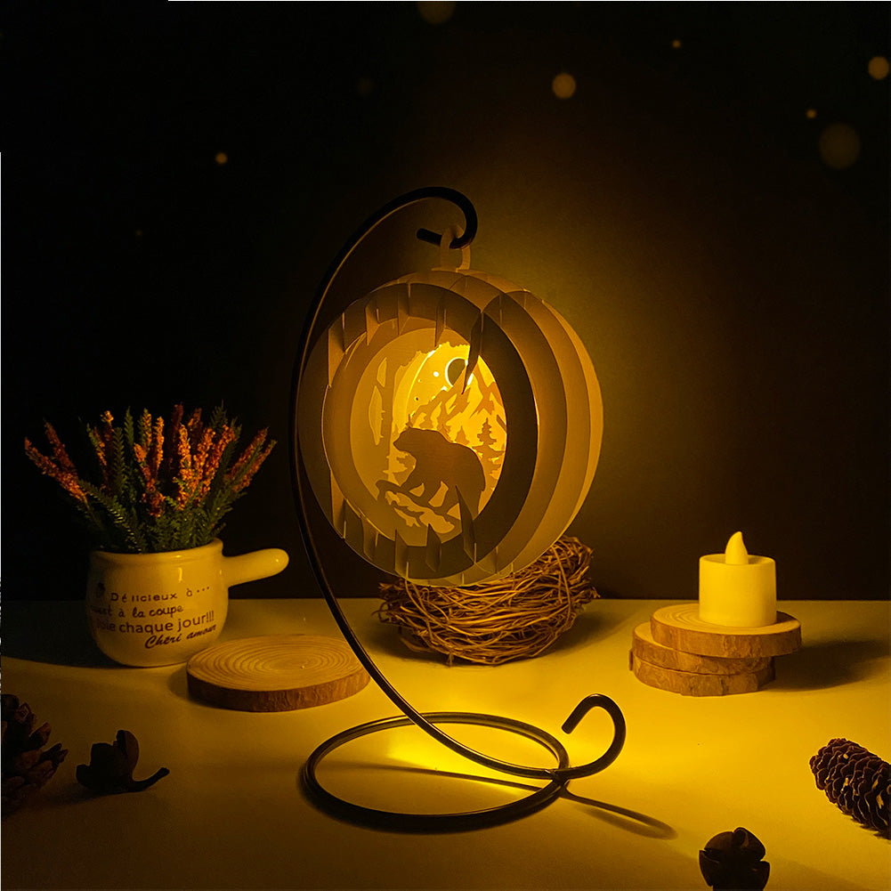 Bear – 3D Pop-Up Card SVG File for Cricut & Silhouette