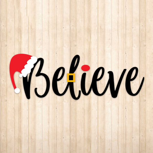 Believe in Santa - Cricut File - VEKTOR KRAFT