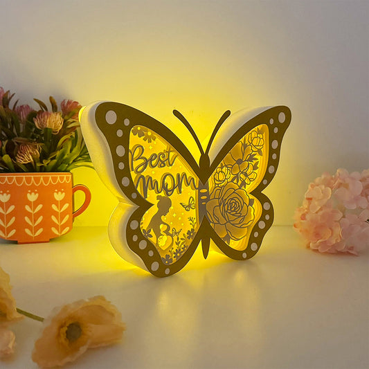 Best Mom – 3D Butterfly Box File - Cricut File - VEKTOR KRAFT