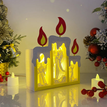 Angel – 3D Box SVG File for Cricut & Silhouette