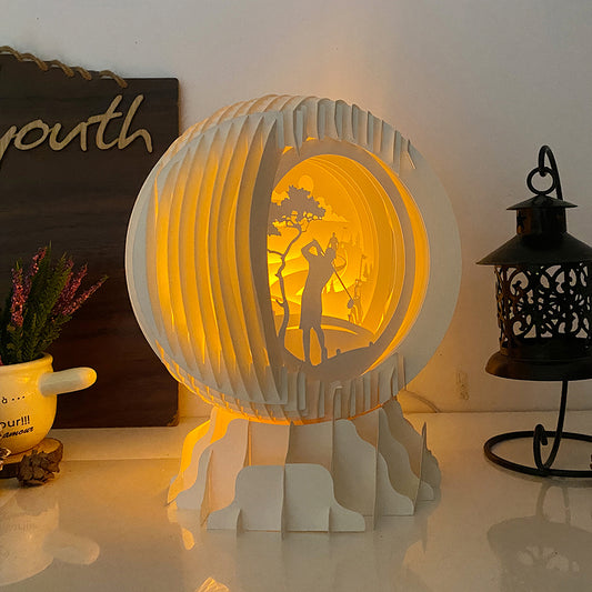 Golf 1 – 3D Pop-Up Card SVG File for Cricut & Silhouette