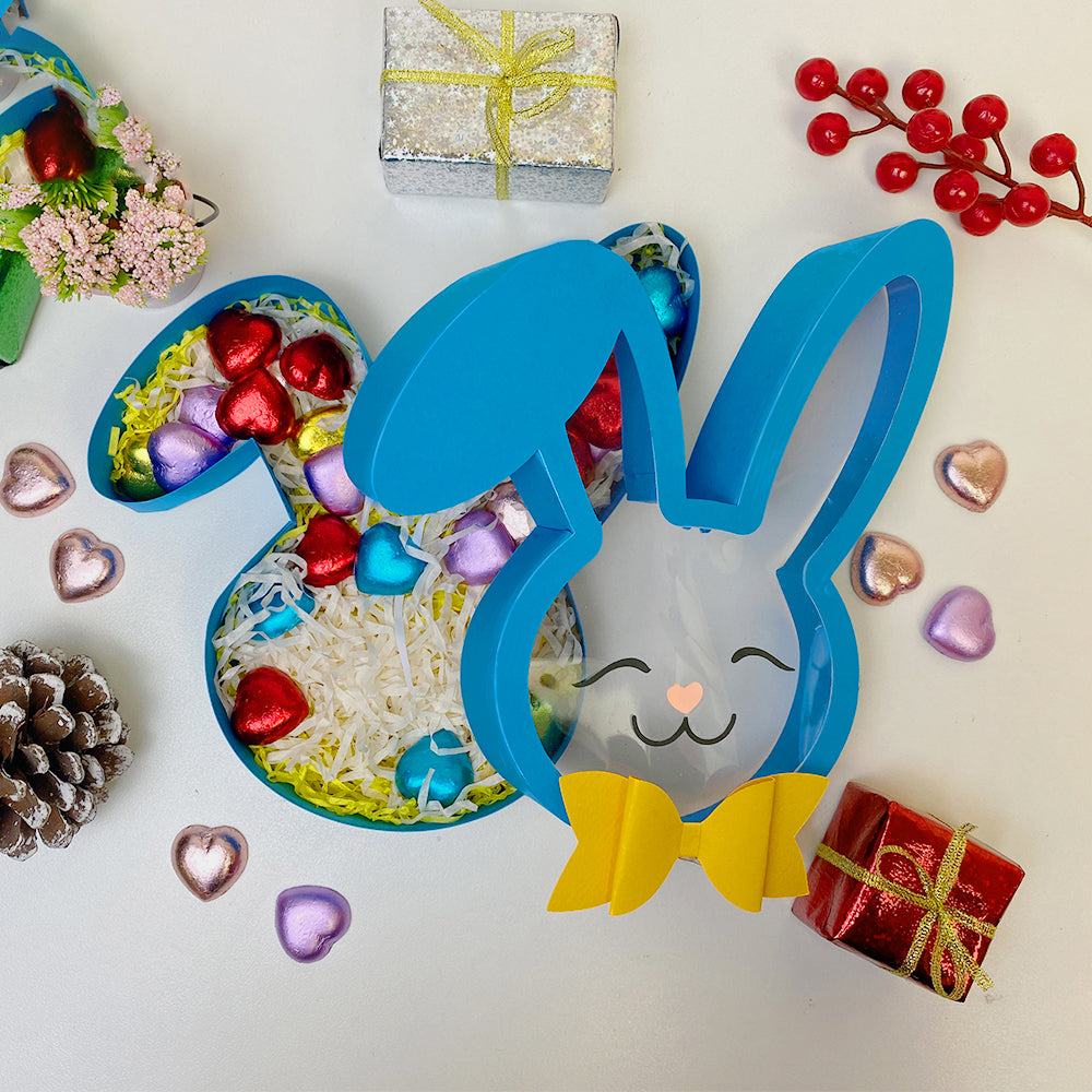 Bunny Head – 3D Box SVG File for Cricut & Silhouette