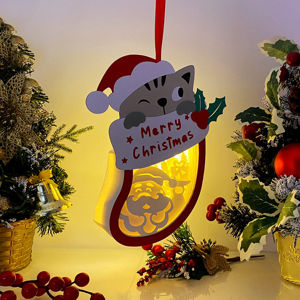 Santa Claus – 3D Box SVG File for Cricut & Silhouette