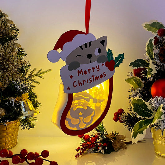 Santa Claus – 3D Box SVG File for Cricut & Silhouette