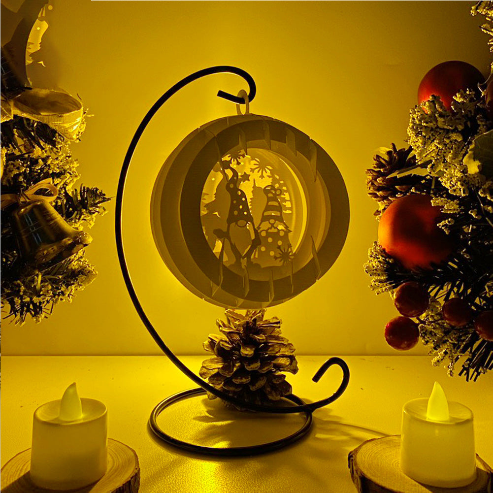 Christmas Gnome – 3D Pop-Up Card SVG File for Cricut & Silhouette