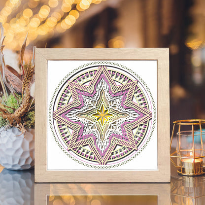 Star Mandala 2 – 3D Shadow Box SVG File for Cricut & Silhouette