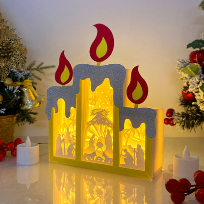 Nativity – 3D Box SVG File for Cricut & Silhouette