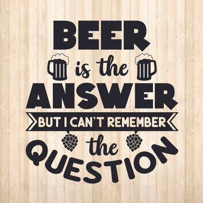 Beer is the Answer – 3D Lightbox SVG File for Cricut & Silhouette