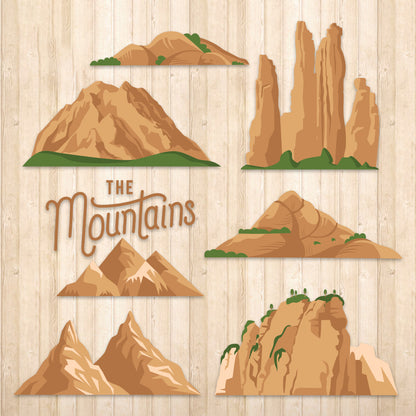 Mountain Bundle - Cricut File - VEKTOR KRAFT