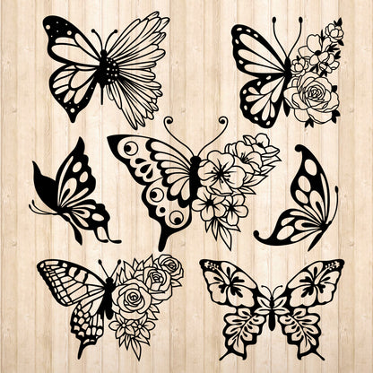 Butterfly 2 – 3D Lightbox SVG File for Cricut & Silhouette