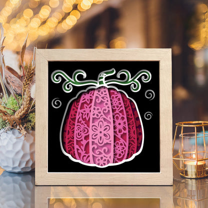 Pumpkin – 3D Shadow Box SVG File for Cricut & Silhouette