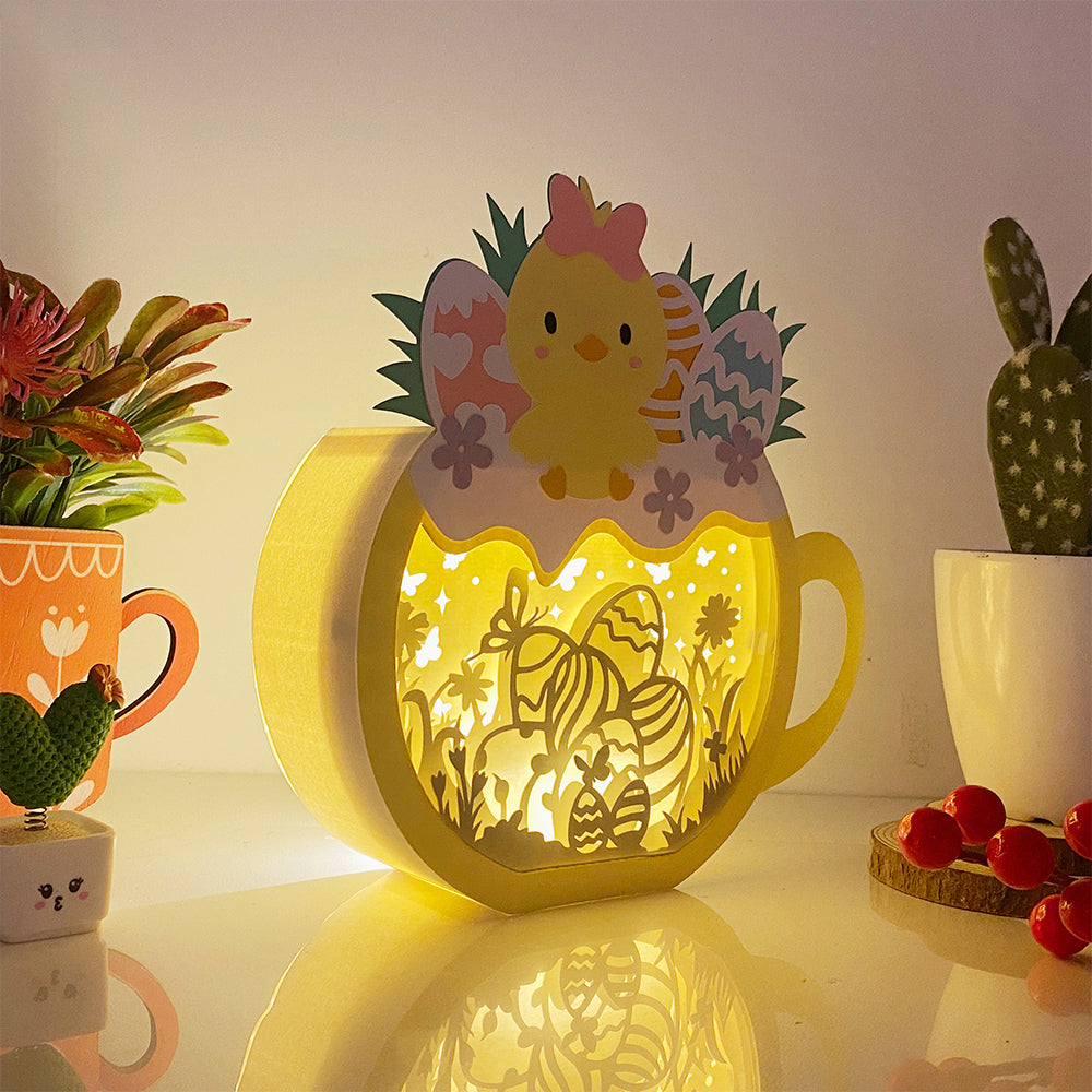 Easter Eggs – 3D Box SVG File for Cricut & Silhouette