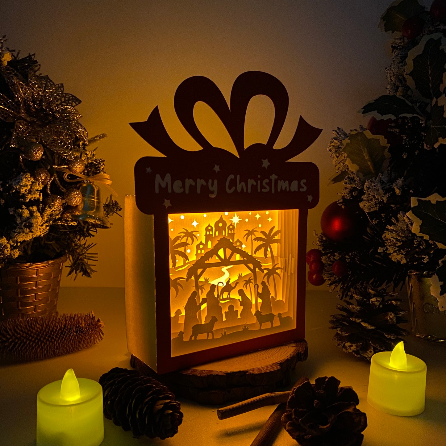 Nativity – 3D Box SVG File for Cricut & Silhouette