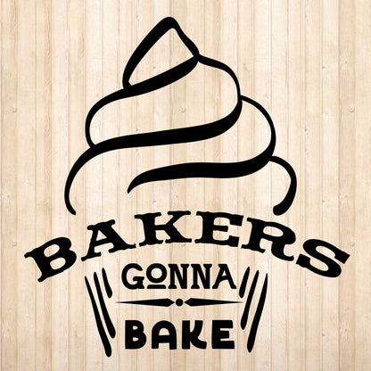 Bakers Gonna-Bake – 3D Lightbox SVG File for Cricut & Silhouette