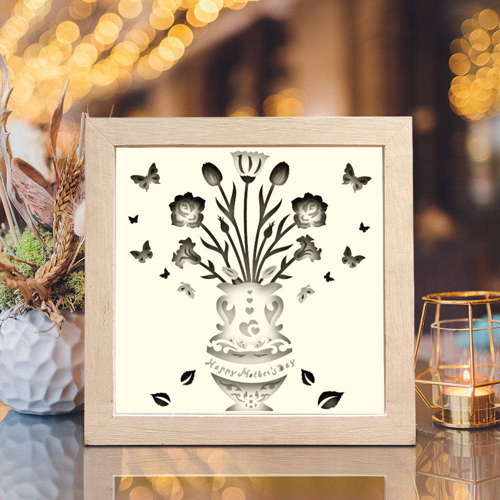 Happy Mother's Day 8 – 3D Shadow Box SVG File for Cricut & Silhouette