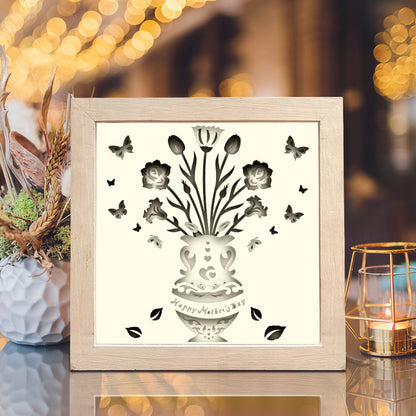Happy Mother's Day 8 – 3D Shadow Box SVG File for Cricut & Silhouette