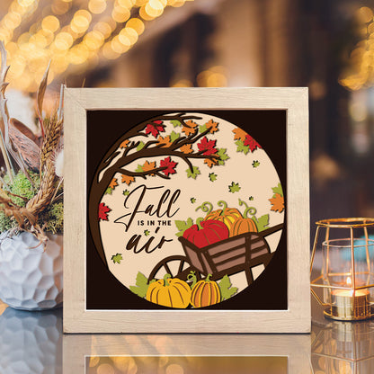 Fall is in the Air – 3D Shadow Box SVG File for Cricut & Silhouette