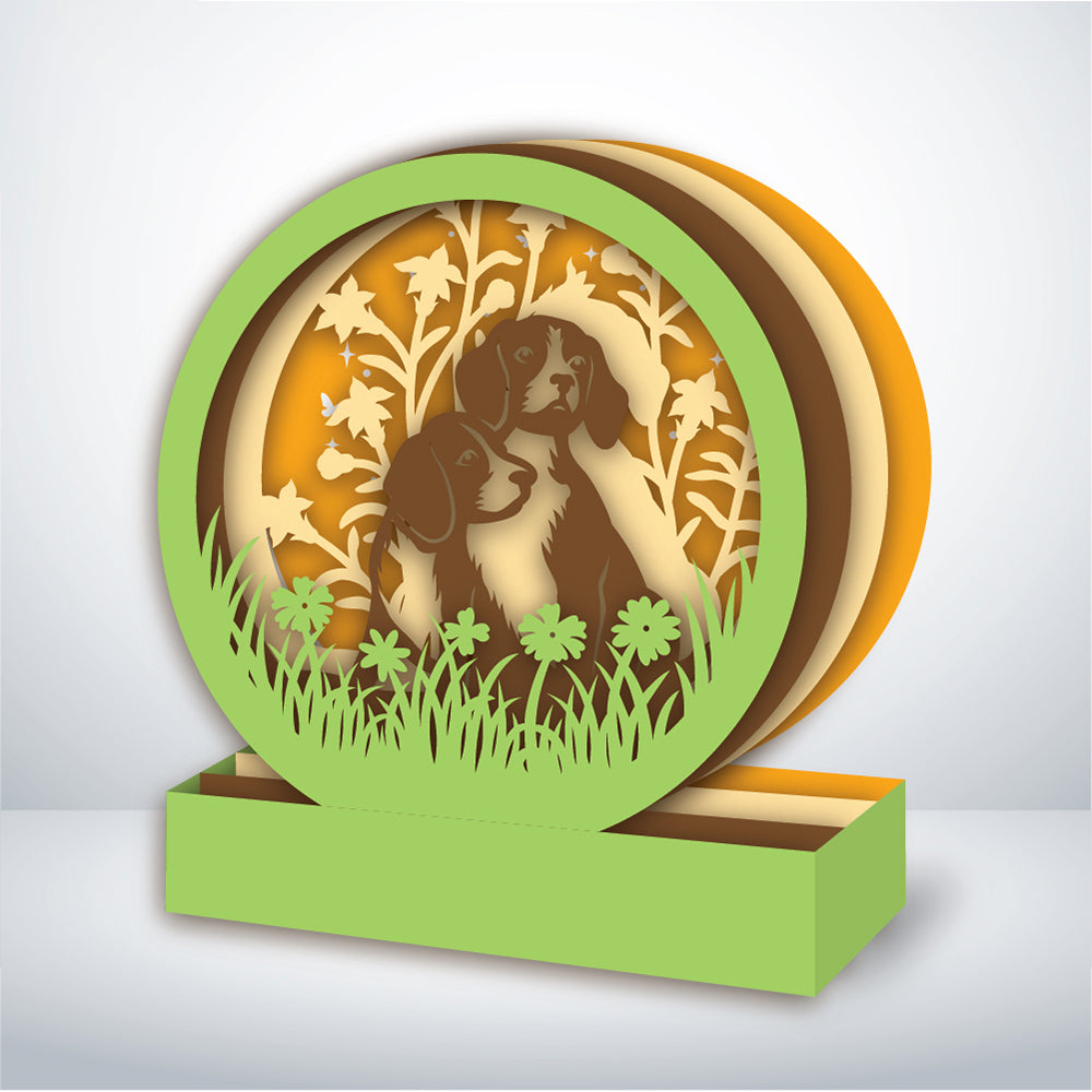 Dog – 3D Pop-Up Card SVG File for Cricut & Silhouette