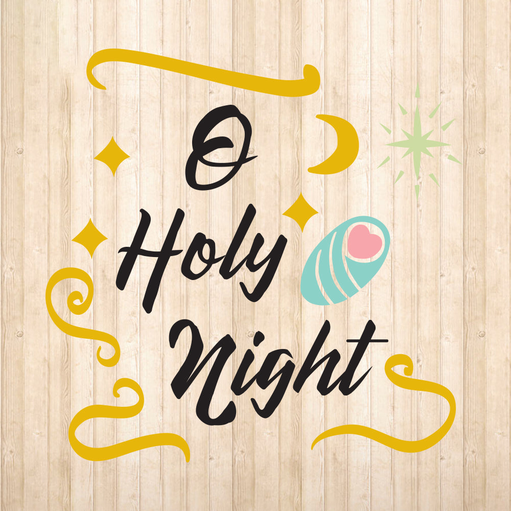 O Holy Night - Christmas Cricut File - VEKTOR KRAFT