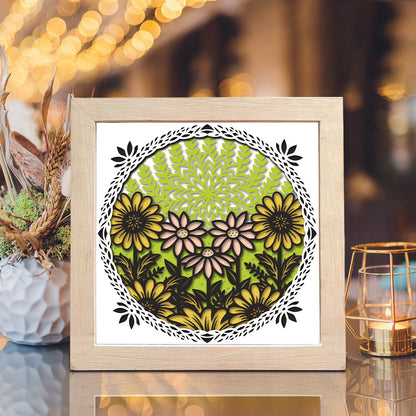 Hildies Garden – 3D Shadow Box SVG File for Cricut & Silhouette