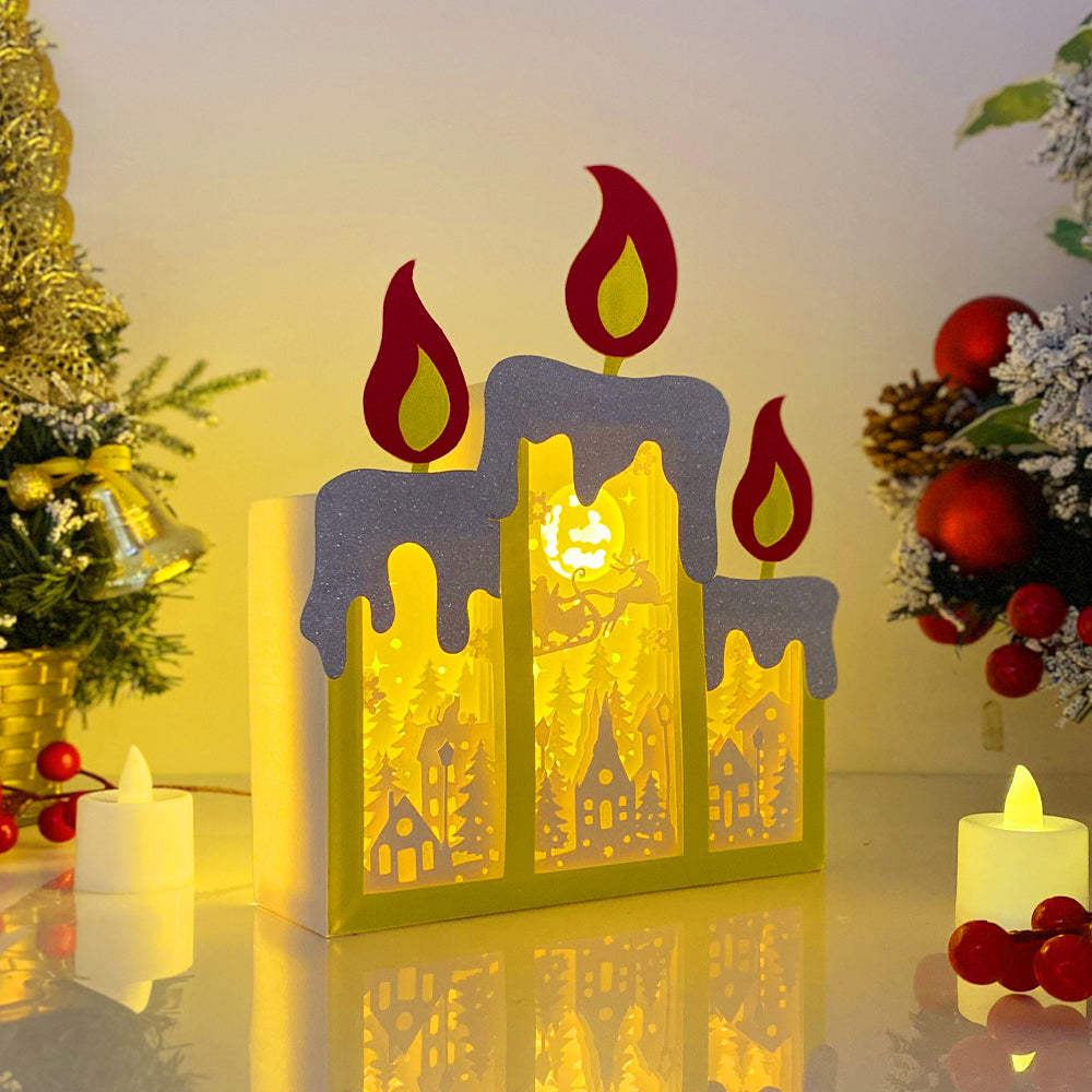 Christmas House – 3D Box SVG File for Cricut & Silhouette