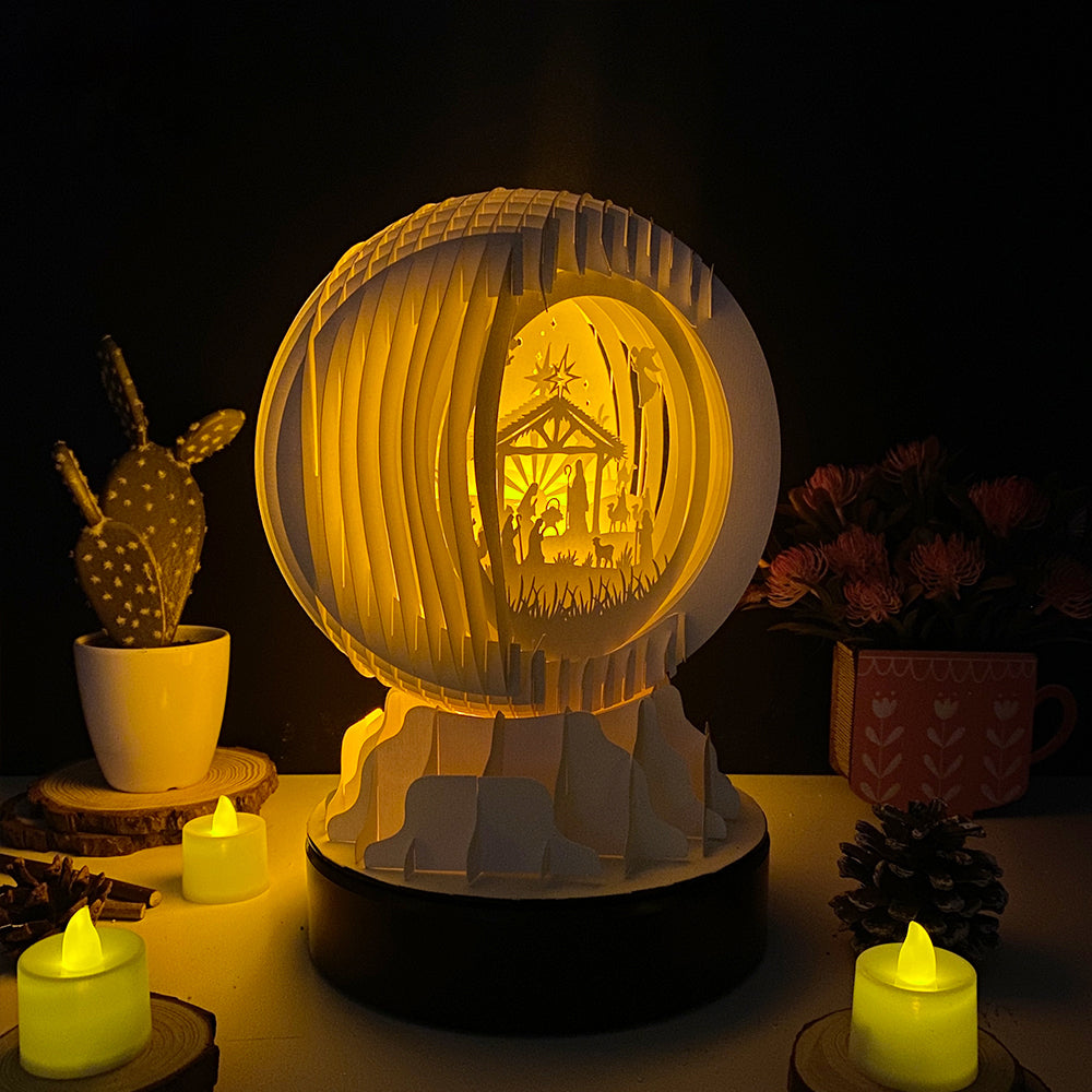 Nativity – 3D Pop-Up Card SVG File for Cricut & Silhouette