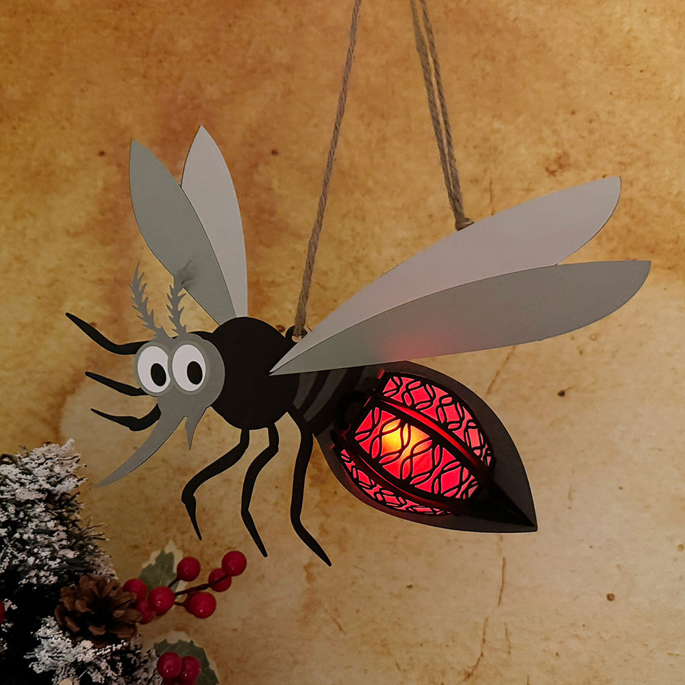 Mosquito - 3D Animal Paper Cut Lantern File  - Cricut File  - VEKTOR KRAFT