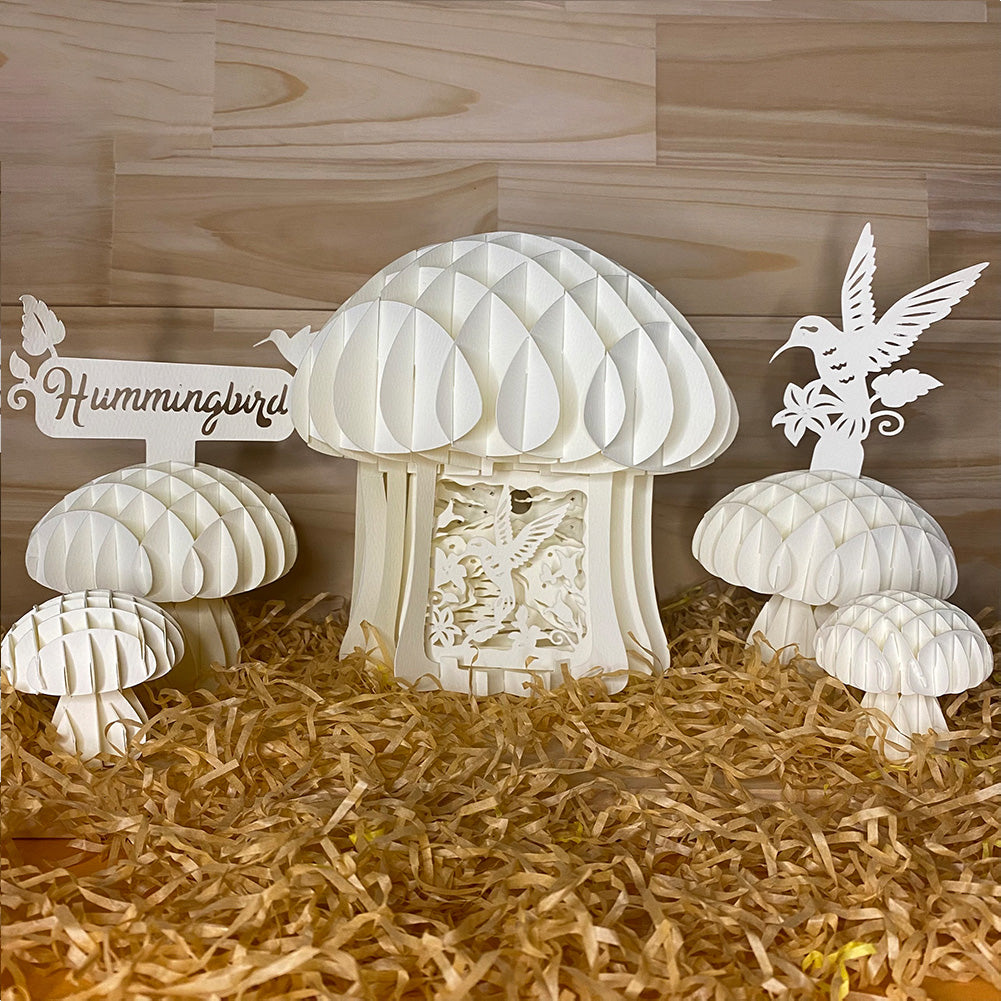 Hummingbird – 3D Pop-Up Card SVG File for Cricut & Silhouette