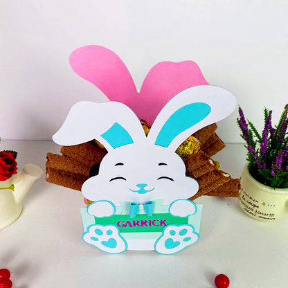 Easter Bunny Basket – 3D Shadow Box SVG File for Cricut & Silhouette