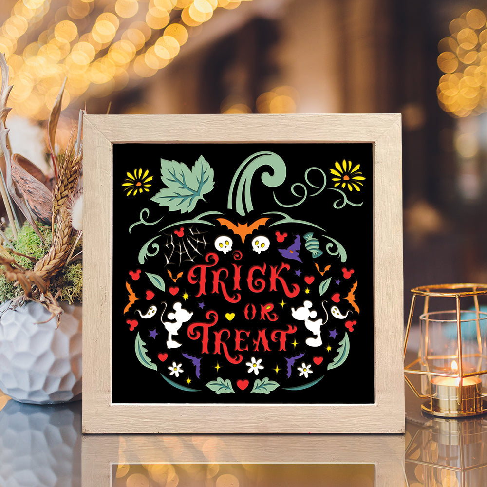 Pumpkin Halloween 2 – 3D Halloween Paper Cut Shadow Box File - Cricut File - (8x8 inches) - VEKTOR KRAFT