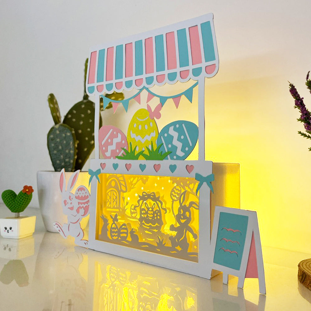 Bunny Easter – 3D Easter Shop Box File - Cricut File - VEKTOR KRAFT