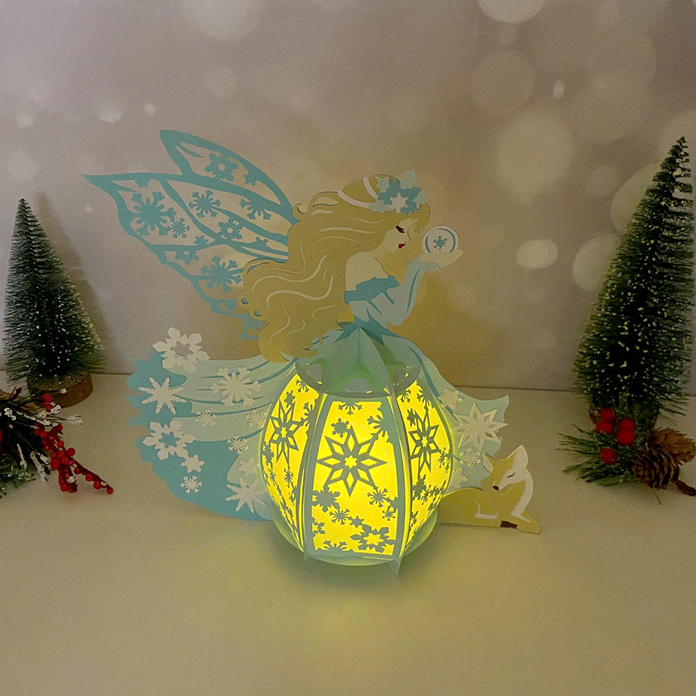 Christmas Fairy 3 – 3D Lantern SVG File for Cricut & Silhouette