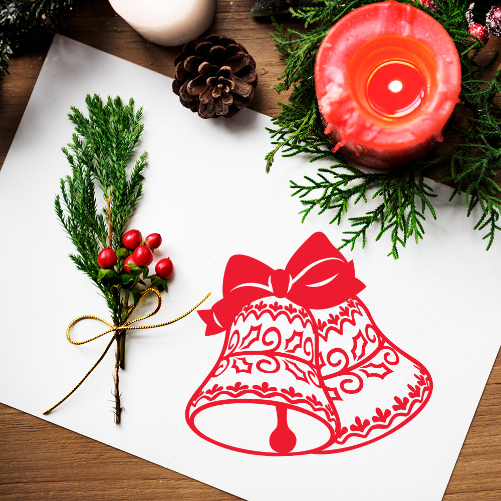Christmas Bells – 3D Lightbox SVG File for Cricut & Silhouette
