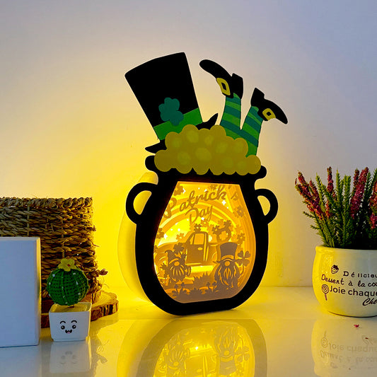 St.Patrick's Day 1 – 3D Lucky Pot Box File - Cricut File - VEKTOR KRAFT