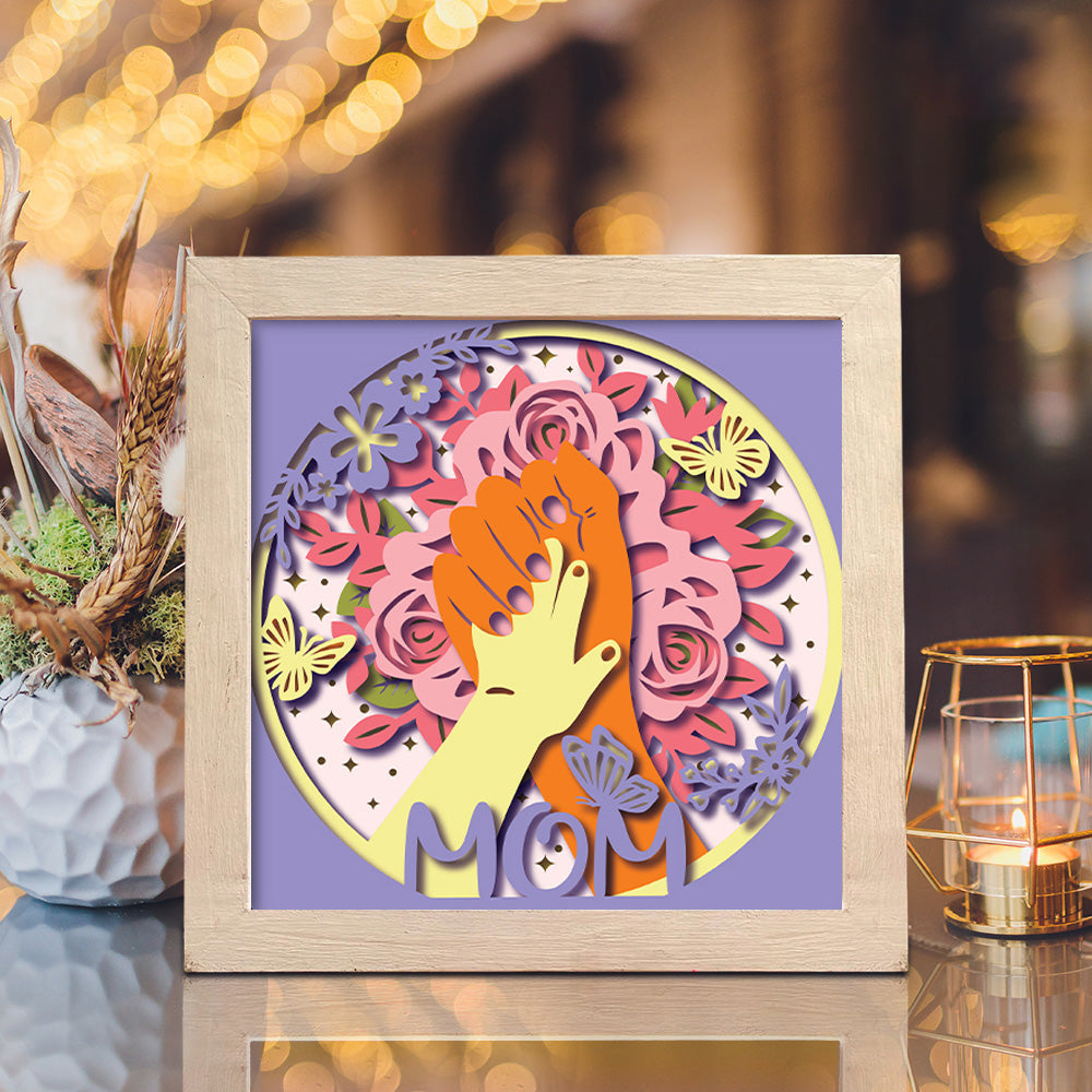 Mother's Day 7 – 3D Shadow Box SVG File for Cricut & Silhouette