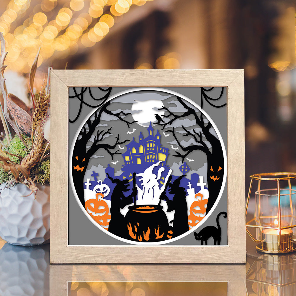 Halloween 33 – 3D Shadow Box SVG File for Cricut & Silhouette