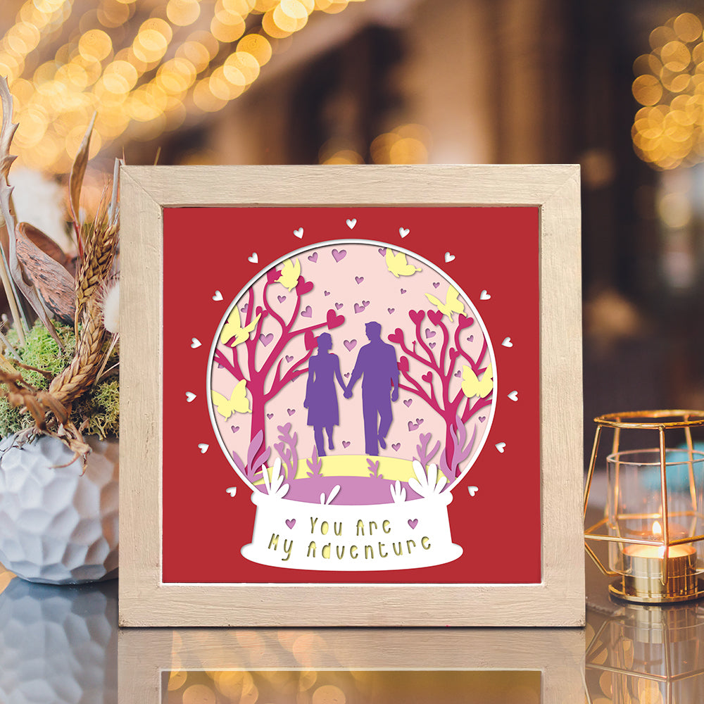 You Are My Advanture – 3D Shadow Box SVG File for Cricut & Silhouette