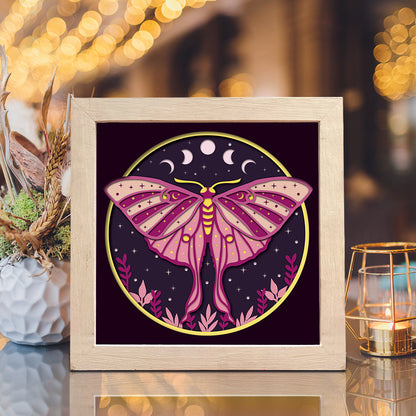 Night Butterfly – 3D Shadow Box SVG File for Cricut & Silhouette